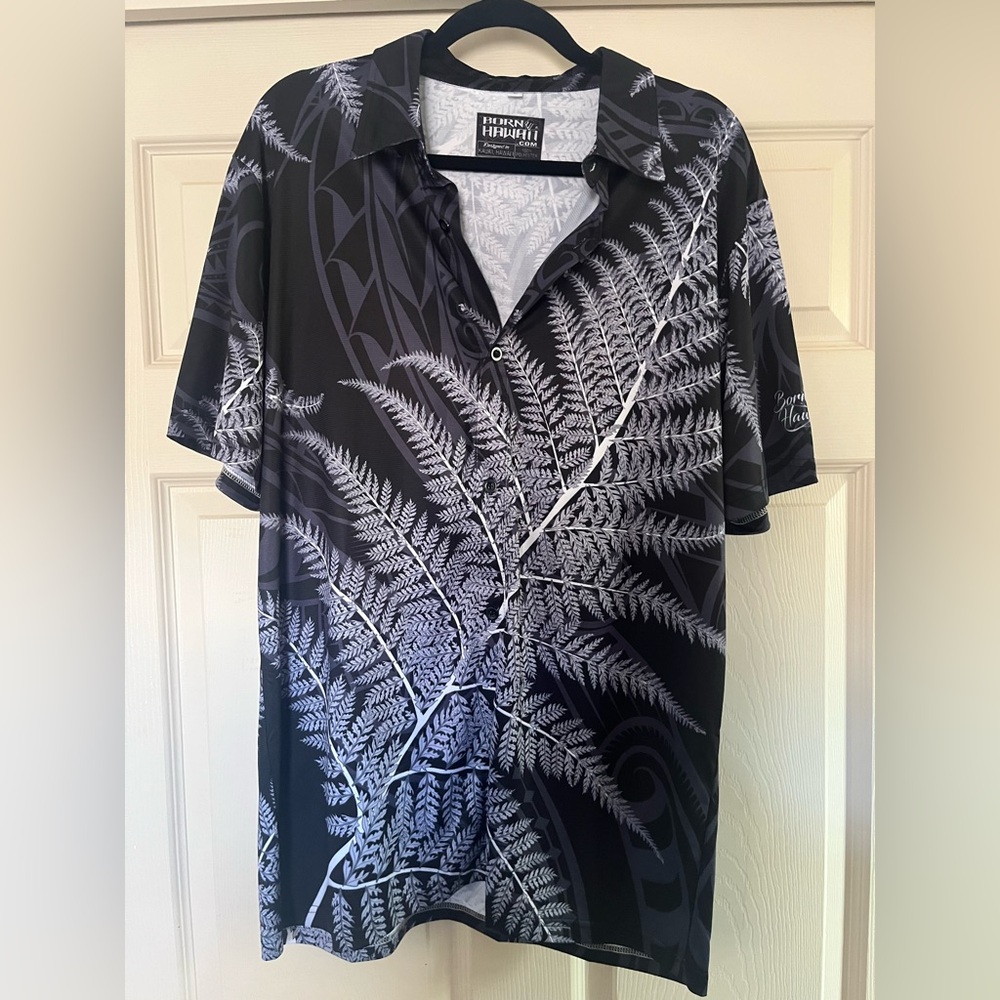 Born Hawai’i Men’s Aloha Shirt